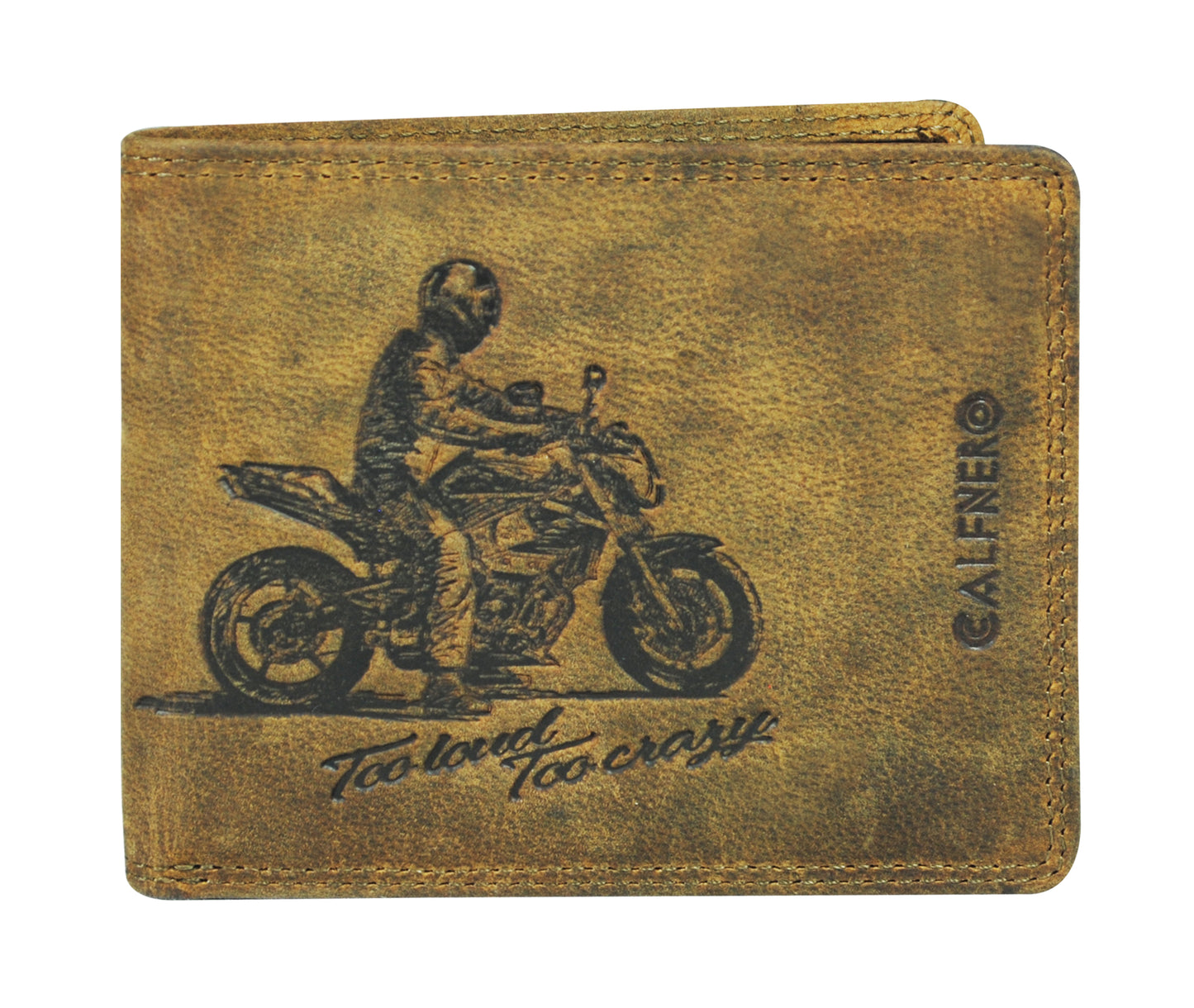 Calfnero Genuine Leather Men's Wallet (CF-205-Hunter)