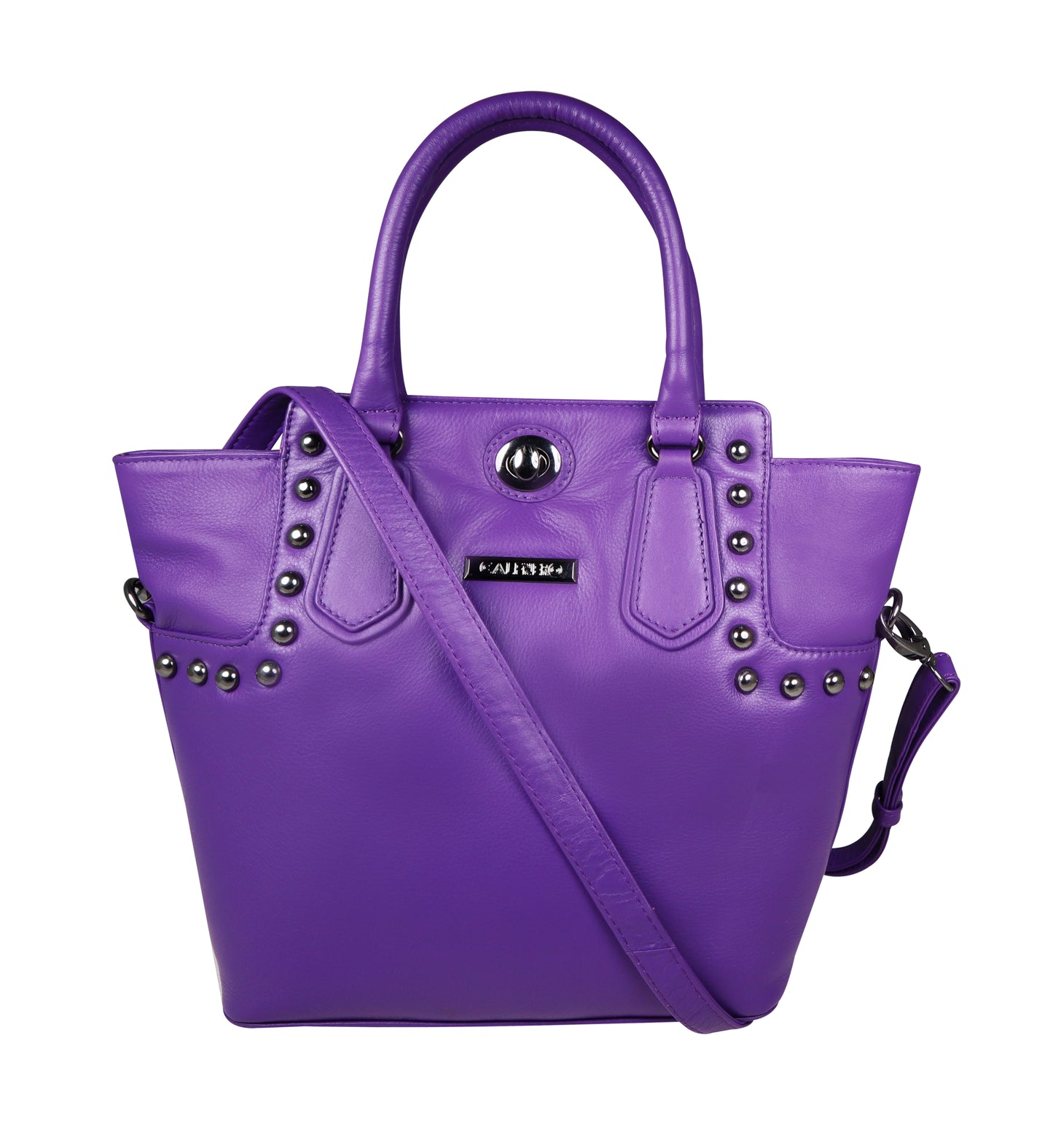 Calfnero Women's Genuine Leather Hand Bag (CON-1)