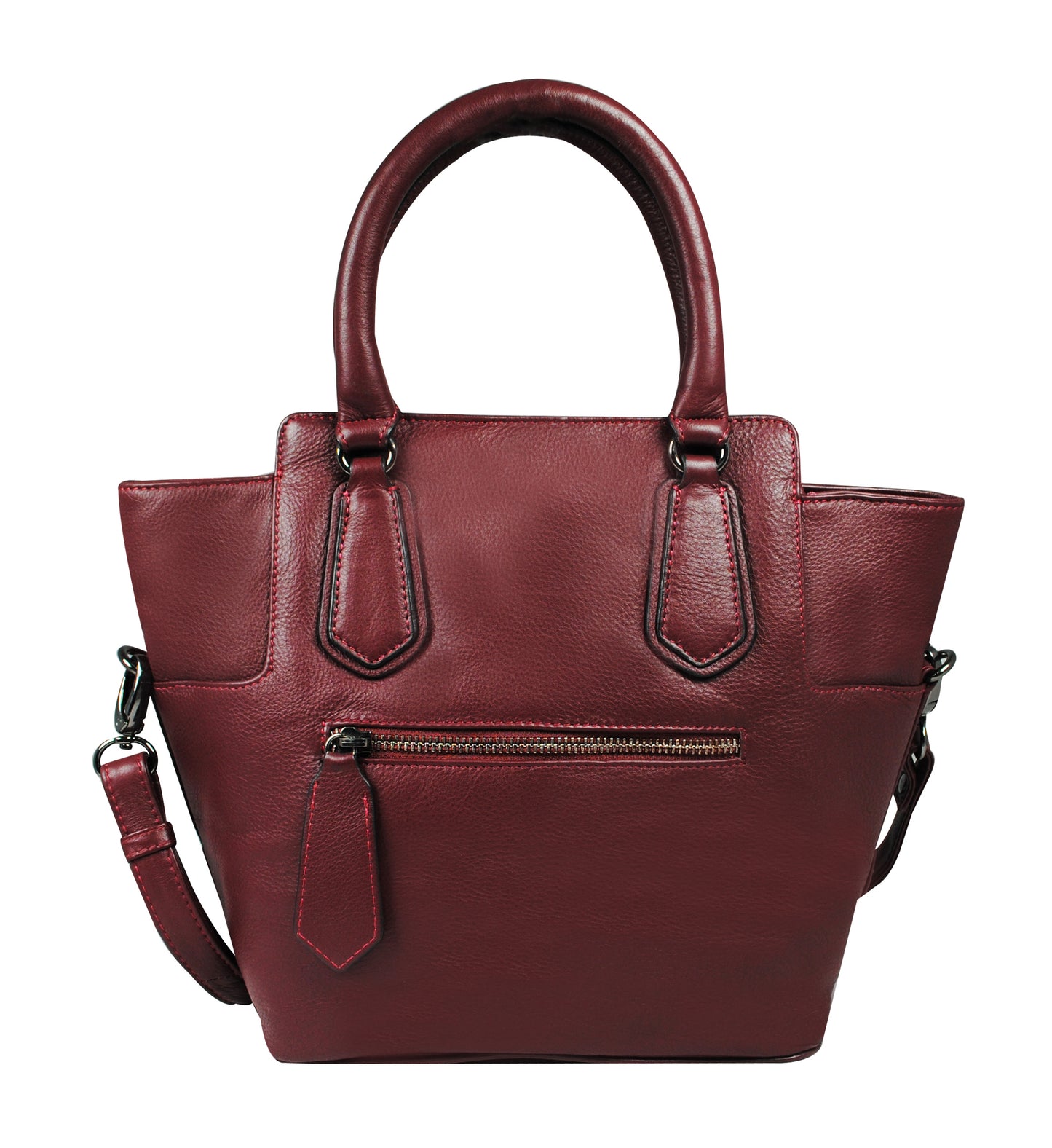 Calfnero Women's Genuine Leather Hand Bag (CON-1)