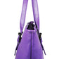 Calfnero Women's Genuine Leather Shoulder Bag (CON-3-Violet-Brinjal)