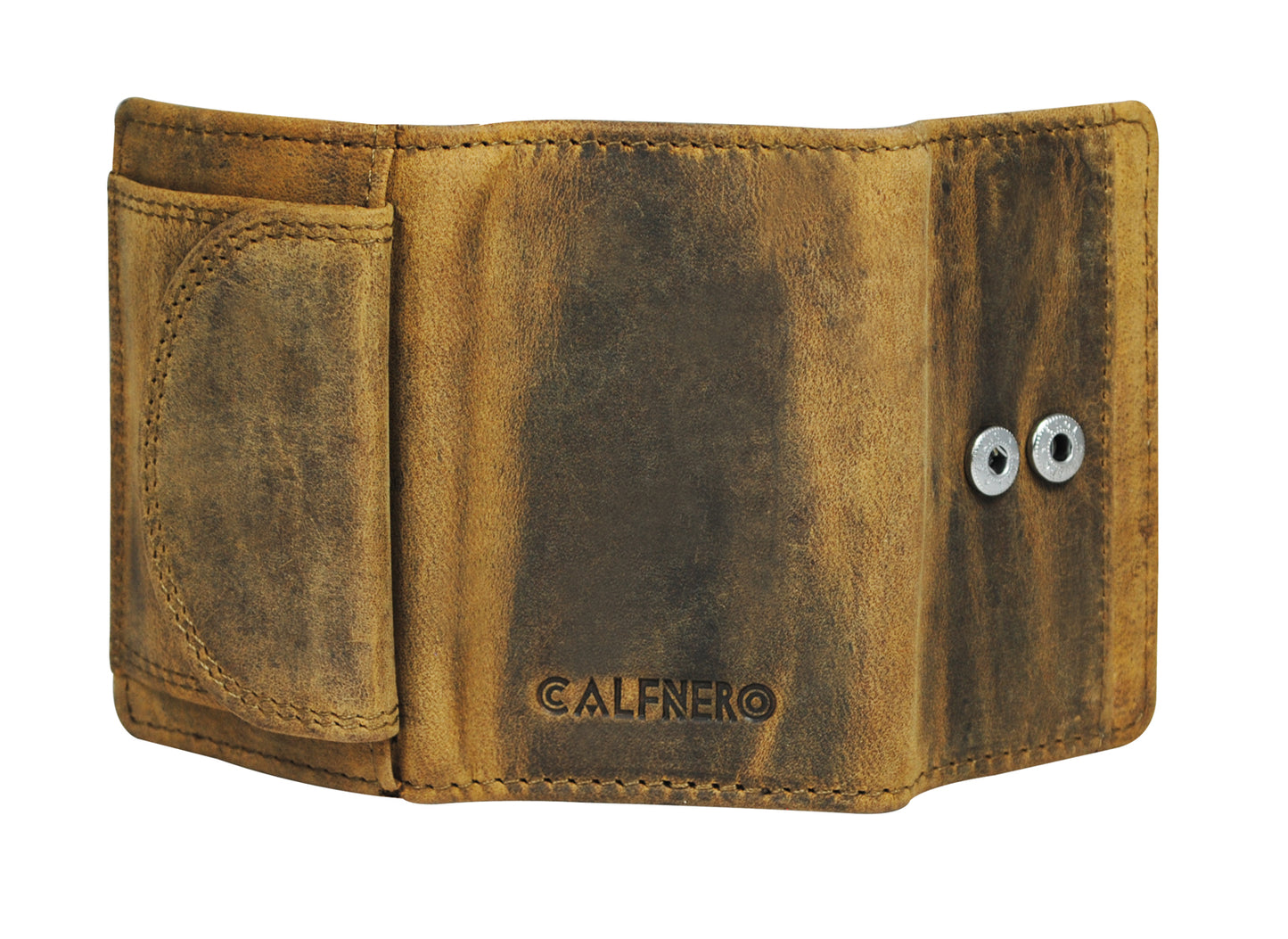 Calfnero Genuine Leather Card Case (D-124-Hunter)