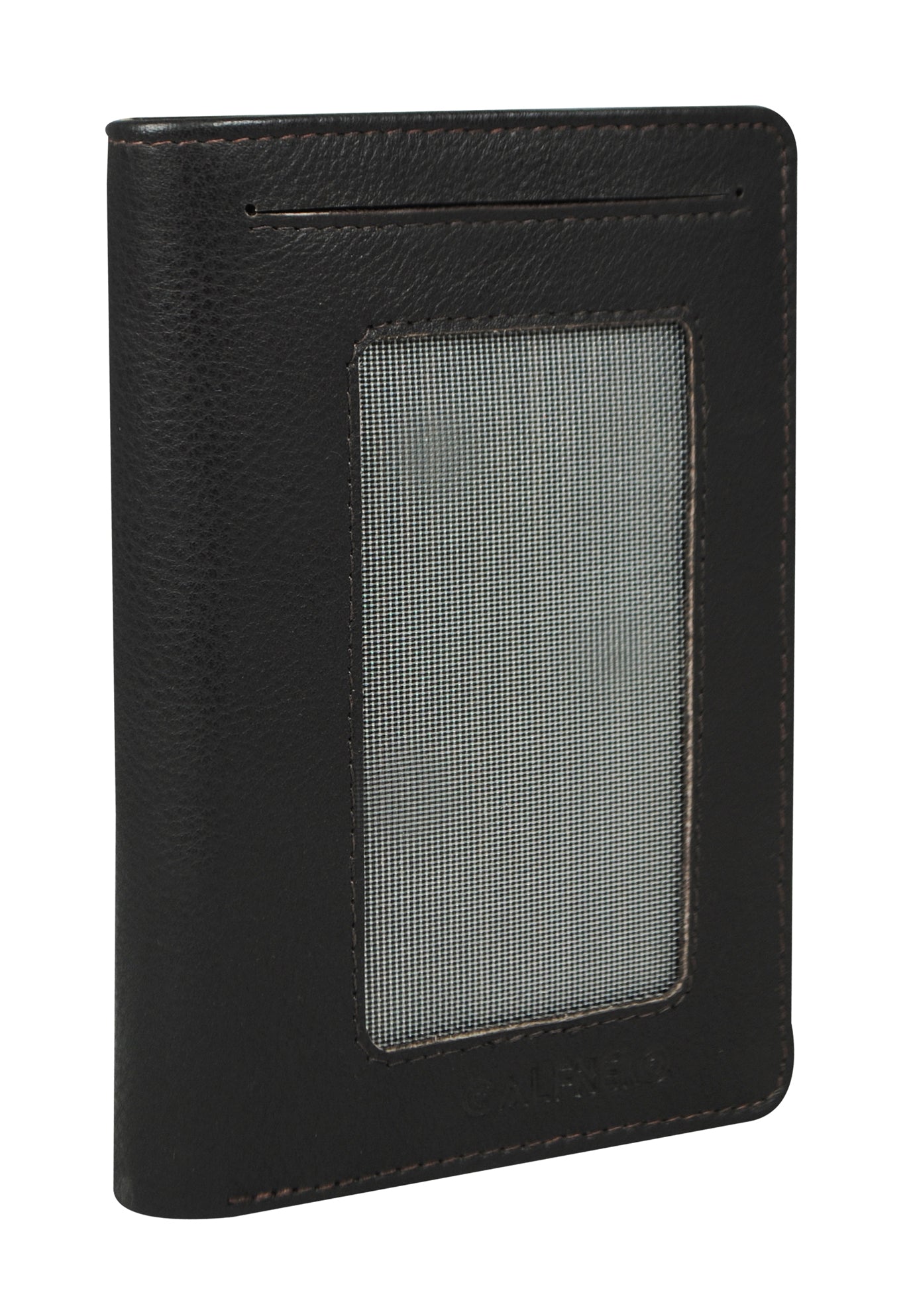 Calfnero Genuine Leather Card Case (DS-332-Brown)