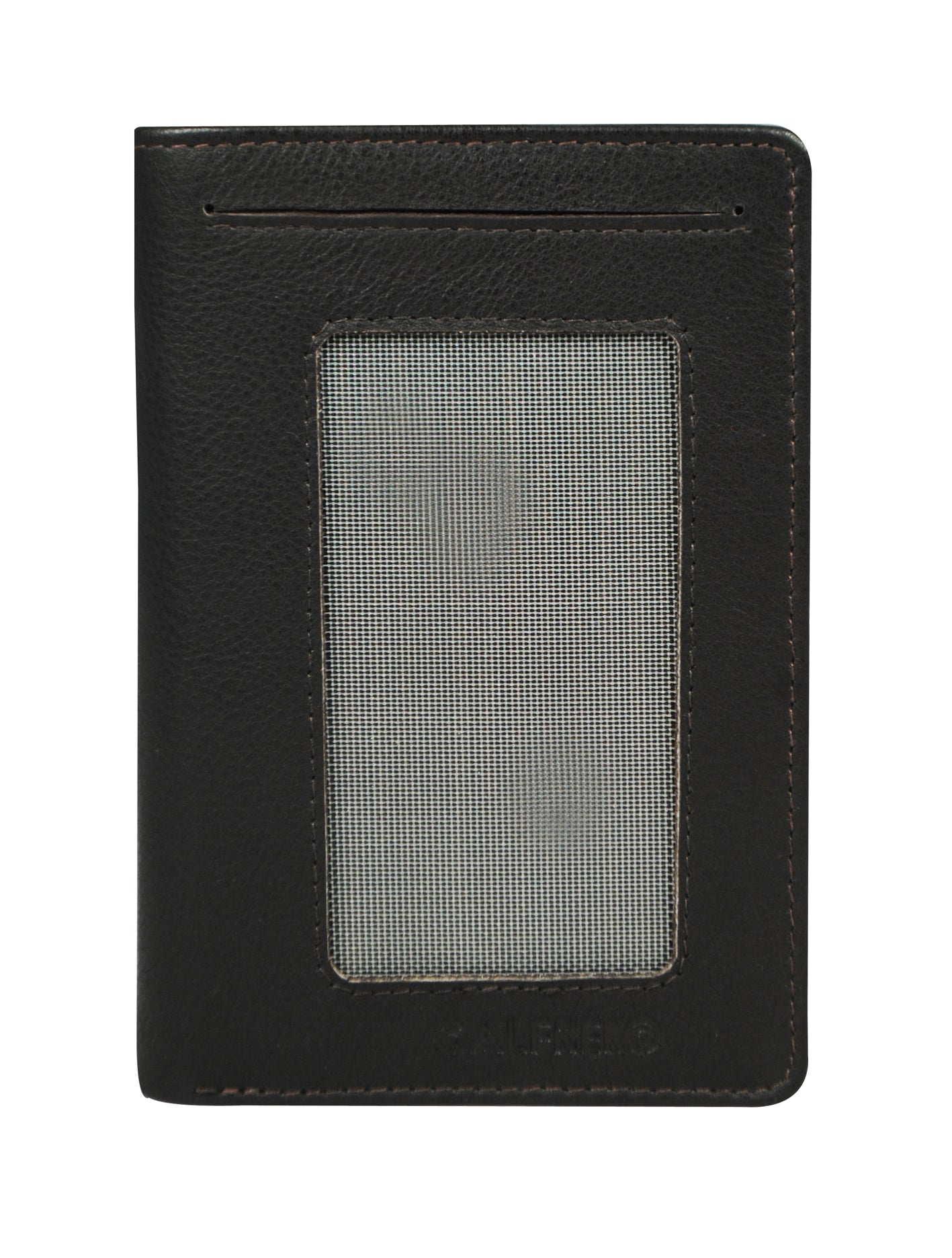 Calfnero Genuine Leather Card Case (DS-332-Brown)