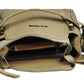 Calfnero Women's Genuine Leather Hand Bag (3044-Beige)