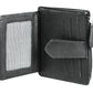 Calfnero Genuine Leather Card Case-Multiple Card Holder (2334-N-Black)