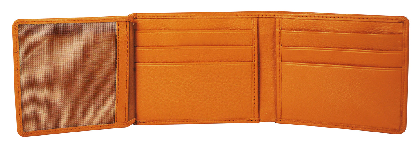 Calfnero Genuine Leather Men's Wallet (756-Brown)
