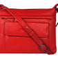Calfnero Genuine Leather Women's Sling Bag (71437-Red)
