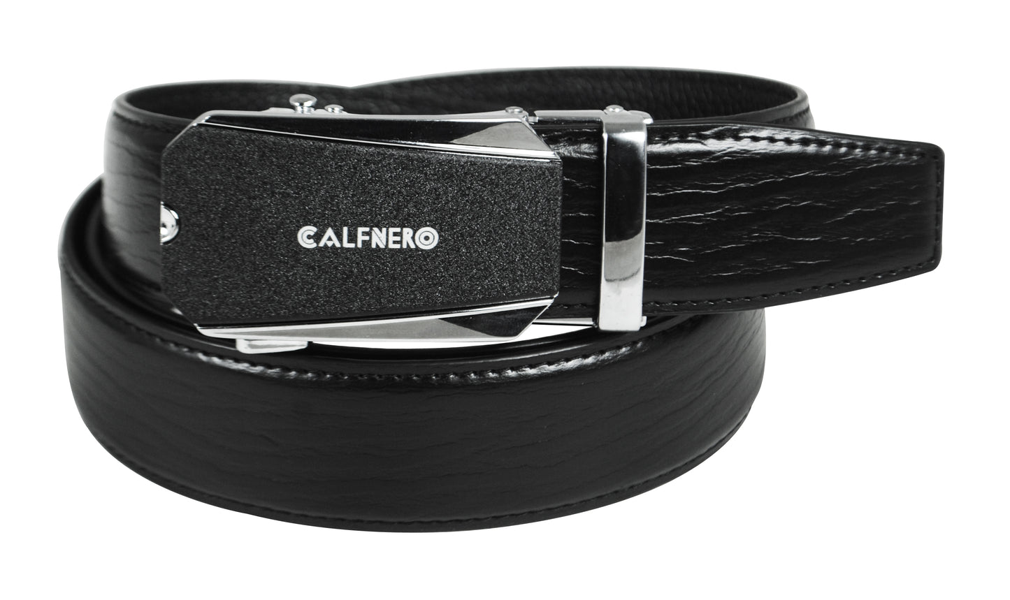 Calfnero Genuine Leather Men's Belt (CB-05-Black)