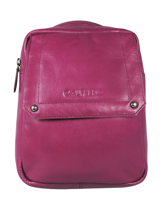 Calfnero Genuine Leather Women's Backpack (71084-Brinjal)