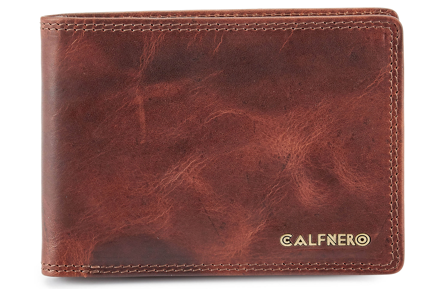 Calfnero Genuine Leather  Men's Wallet (KE-101-Tan)