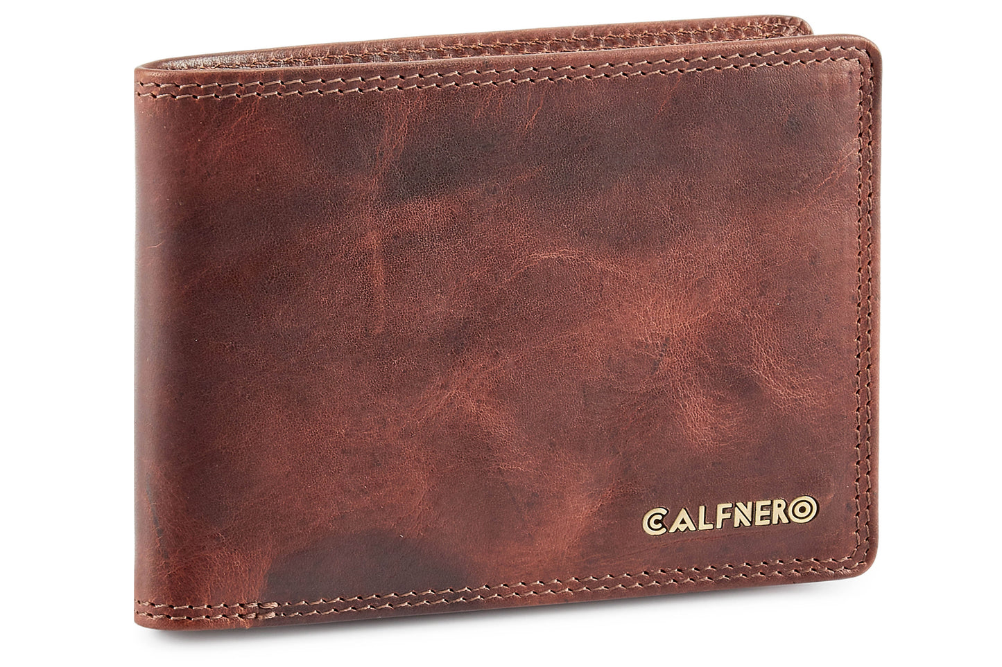 Calfnero Genuine Leather  Men's Wallet (KE-101-Tan)