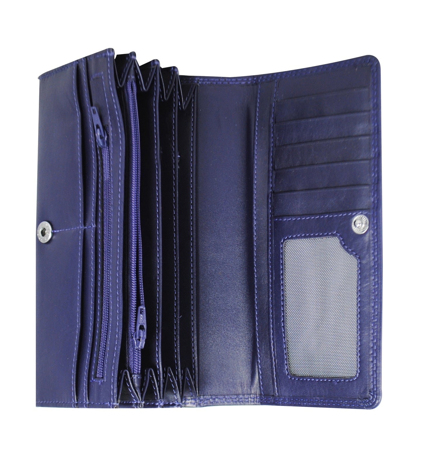 Calfnero Genuine Leather Women's Wallet (L-01-Purple)