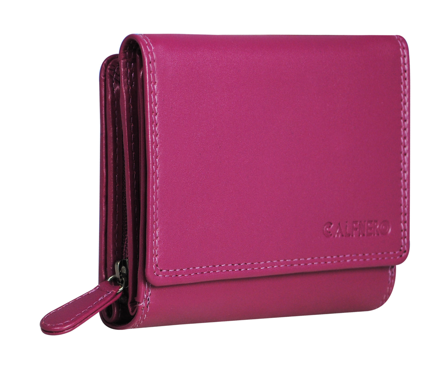 Calfnero Genuine Leather Women's Wallet (L-02-Pink)