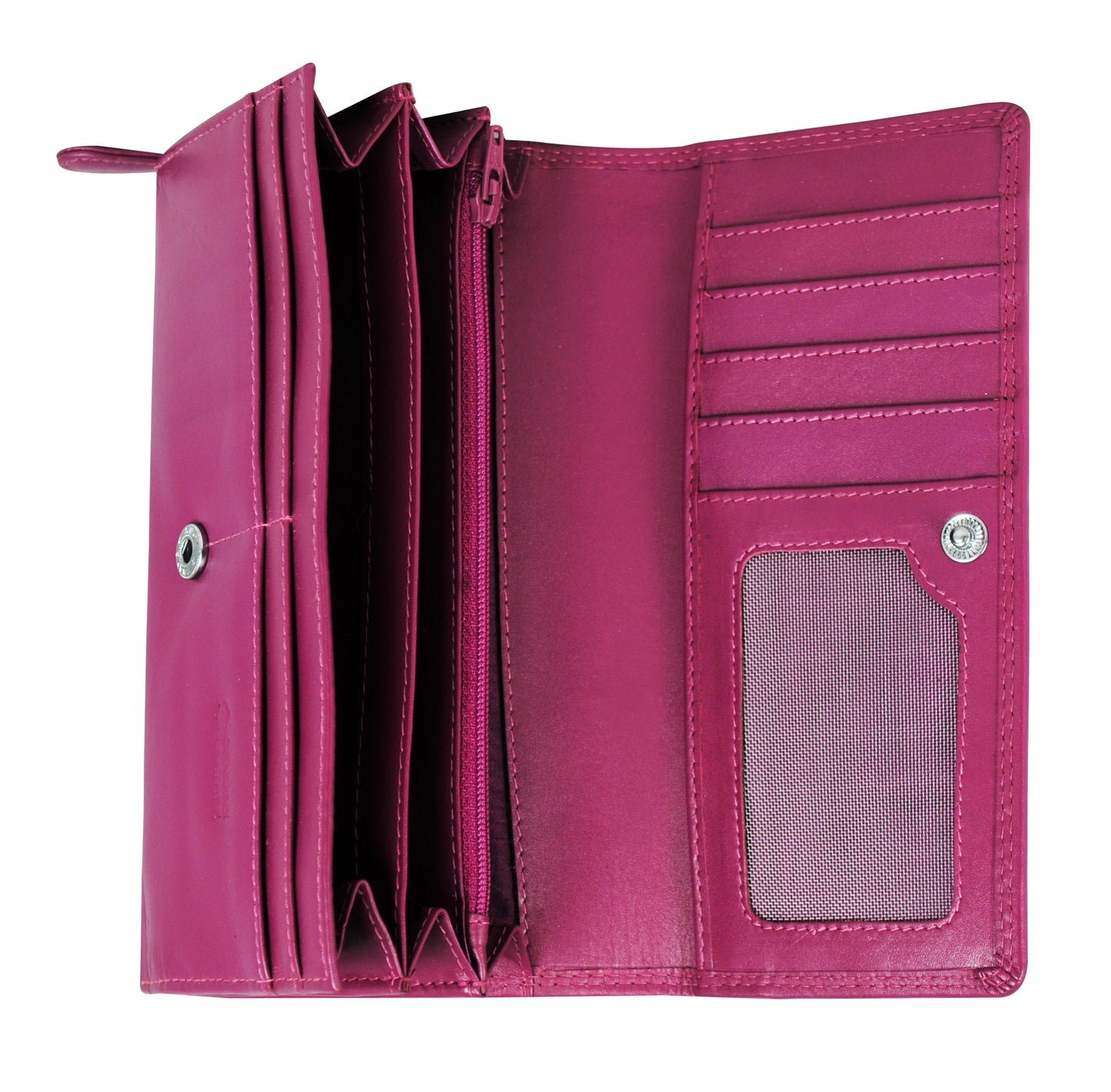 Calfnero Genuine Leather Women's Wallet (L-03-Pink)