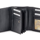 Calfnero Genuine Leather Women's Wallet (L-04-Black)