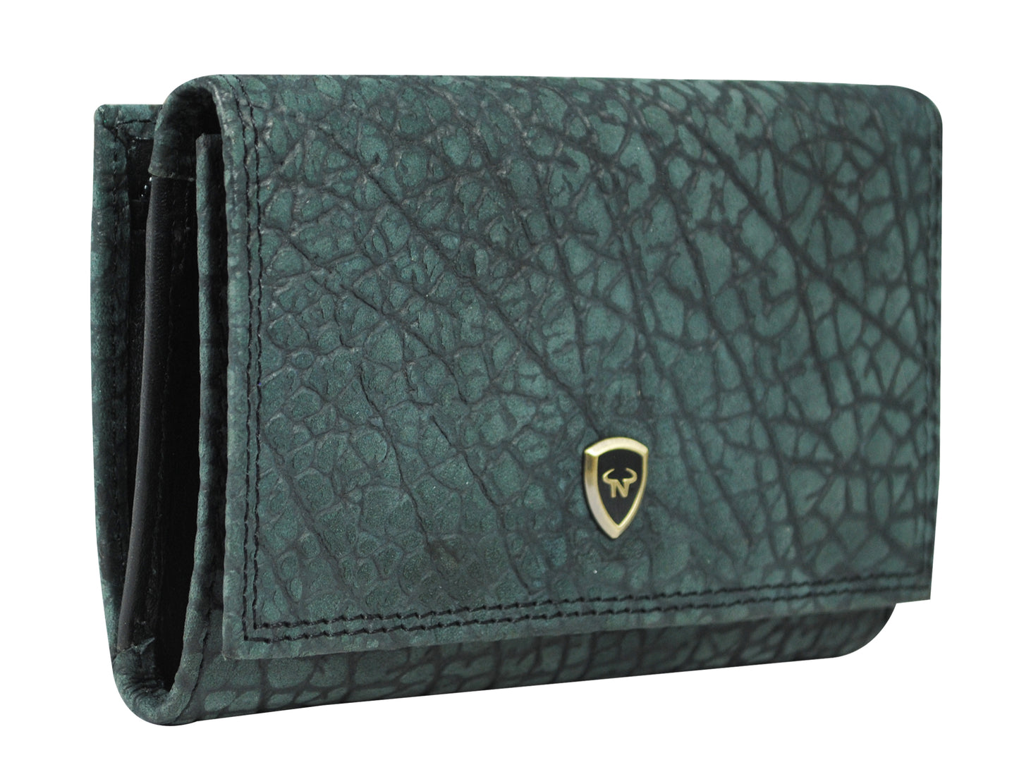 Calfnero Genuine Leather Women's Wallet (LW-71-Green)