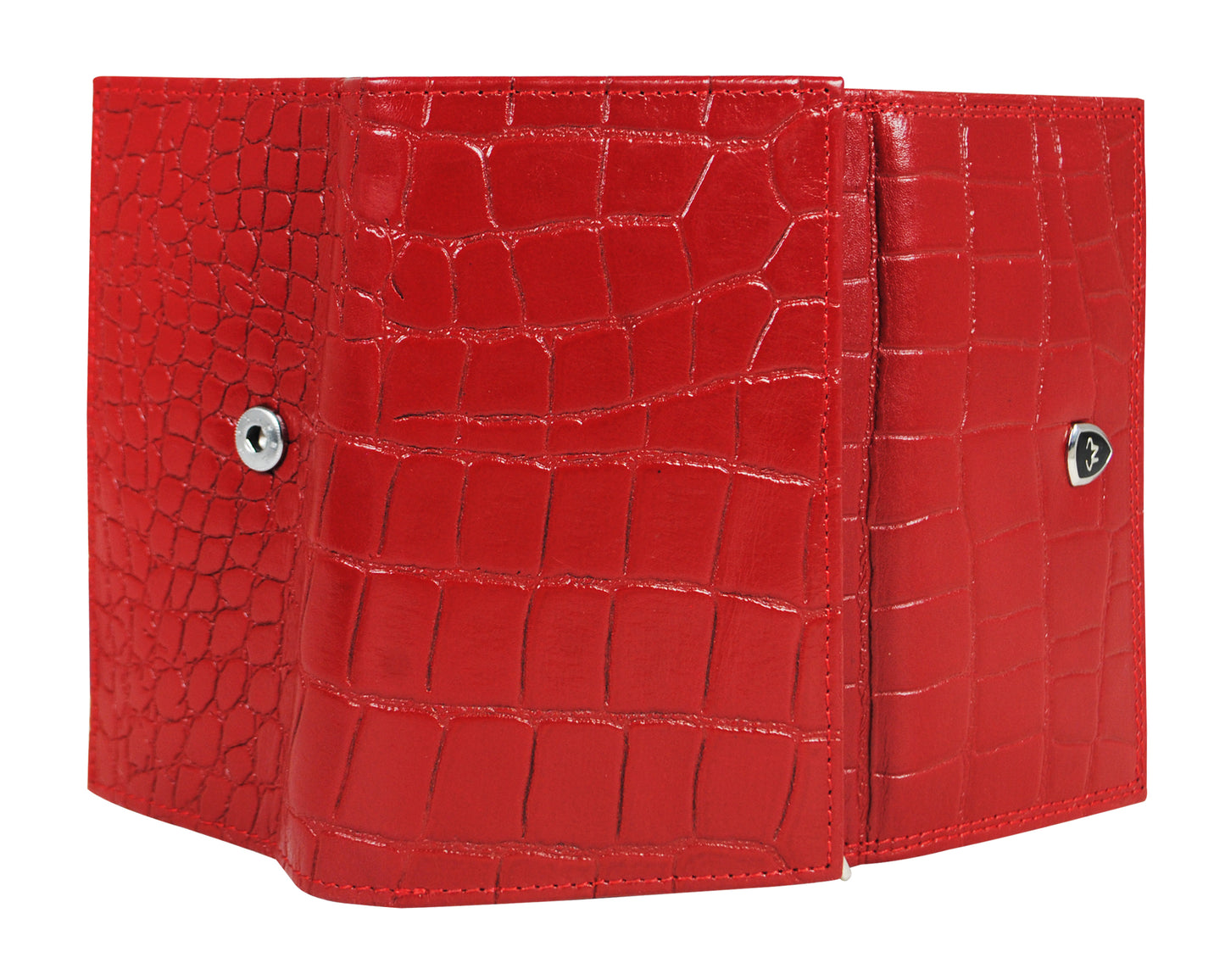 Calfnero Genuine Leather Women's Wallet (LW-71-Red)