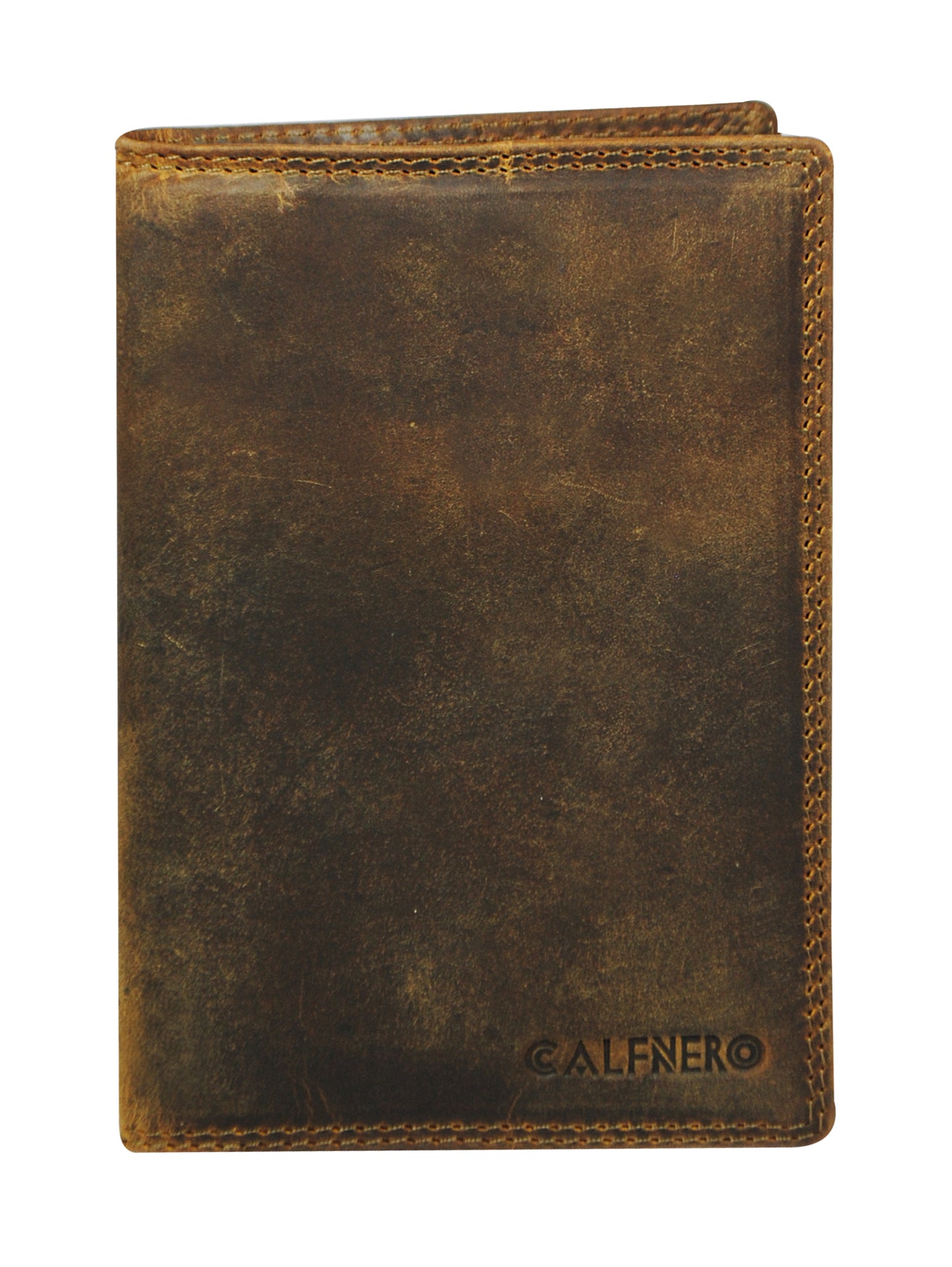 Calfnero Genuine Leather Passport Wallet-Passport Holder (P10-Tan-Hunter)
