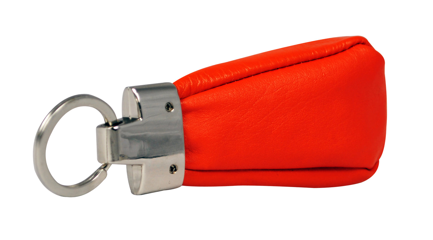 Calfnero Genuine Leather Key Ring (SA-01-Orange)