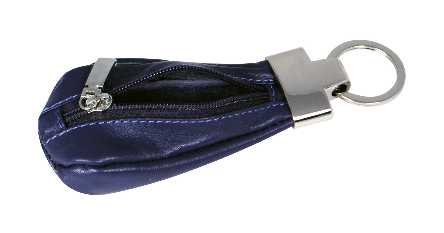 Calfnero Genuine Leather Key Ring (SA-01-Purple)