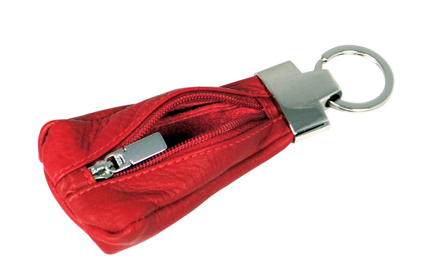 Calfnero Genuine Leather Key Ring (SA-01-Red)