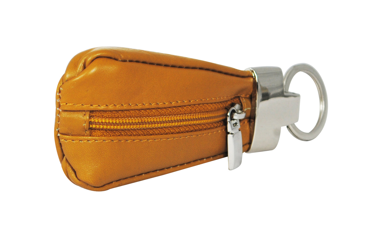 Calfnero Genuine Leather Key Ring (SA-01-Mustard)