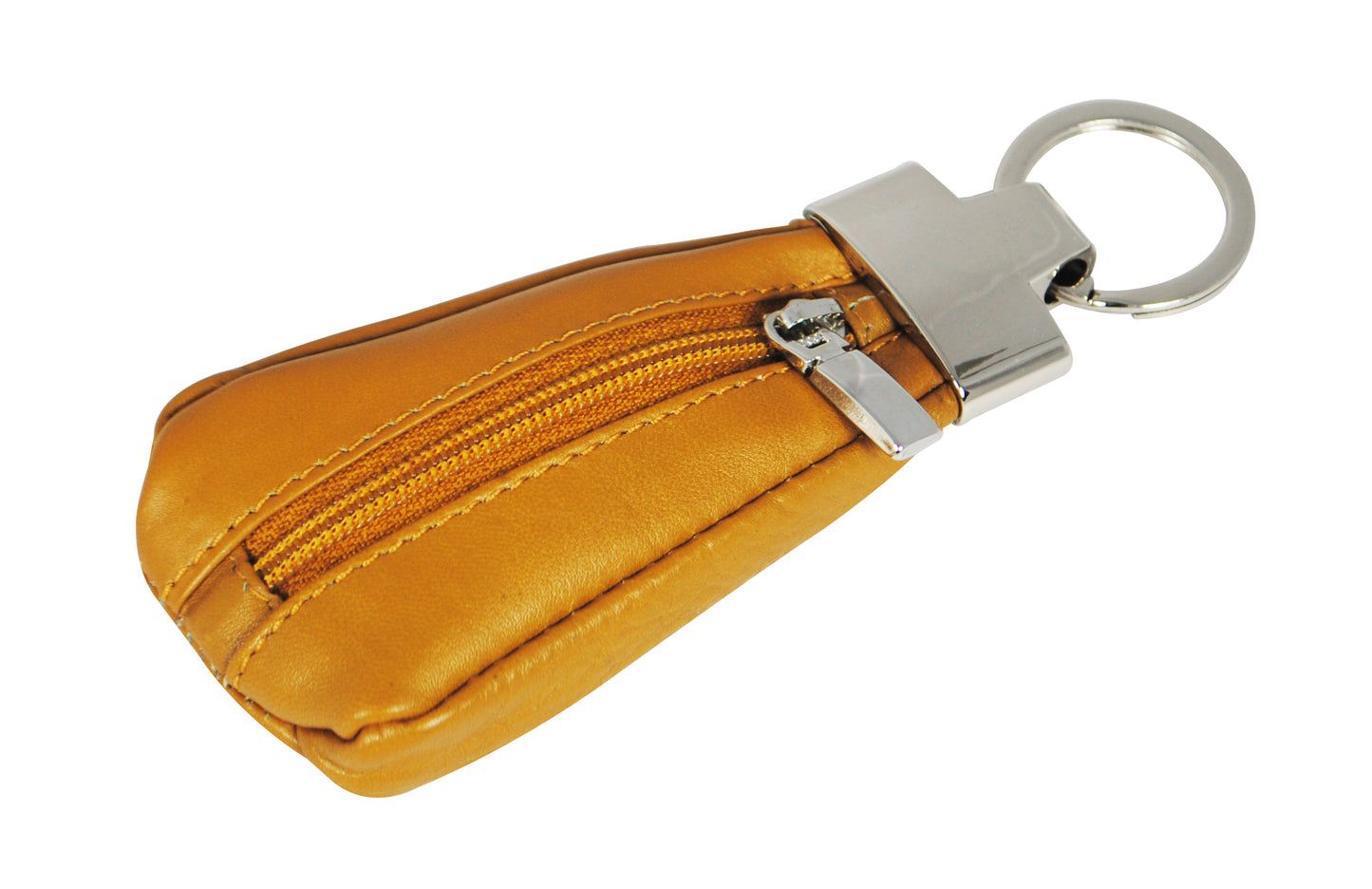 Calfnero Genuine Leather Key Ring (SA-01-Mustard)