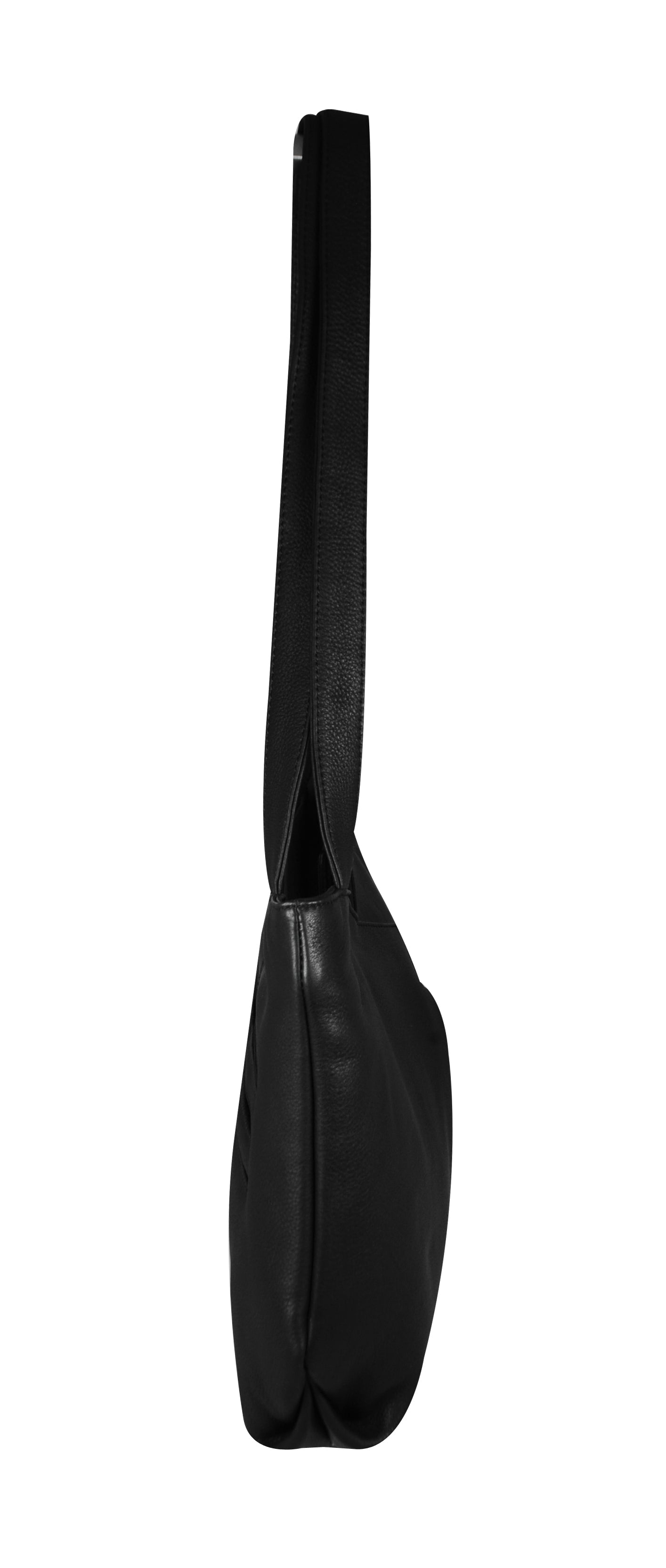 Calfnero Women's Genuine Leather Shoulder Bag (71080-Black)