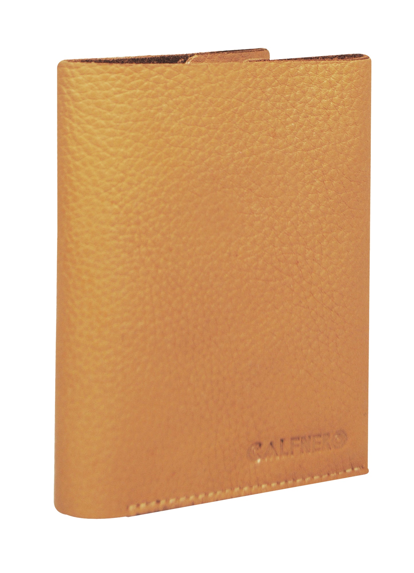 Calfnero Genuine Leather Raw Edge Men's Wallet (T-325-Camel)