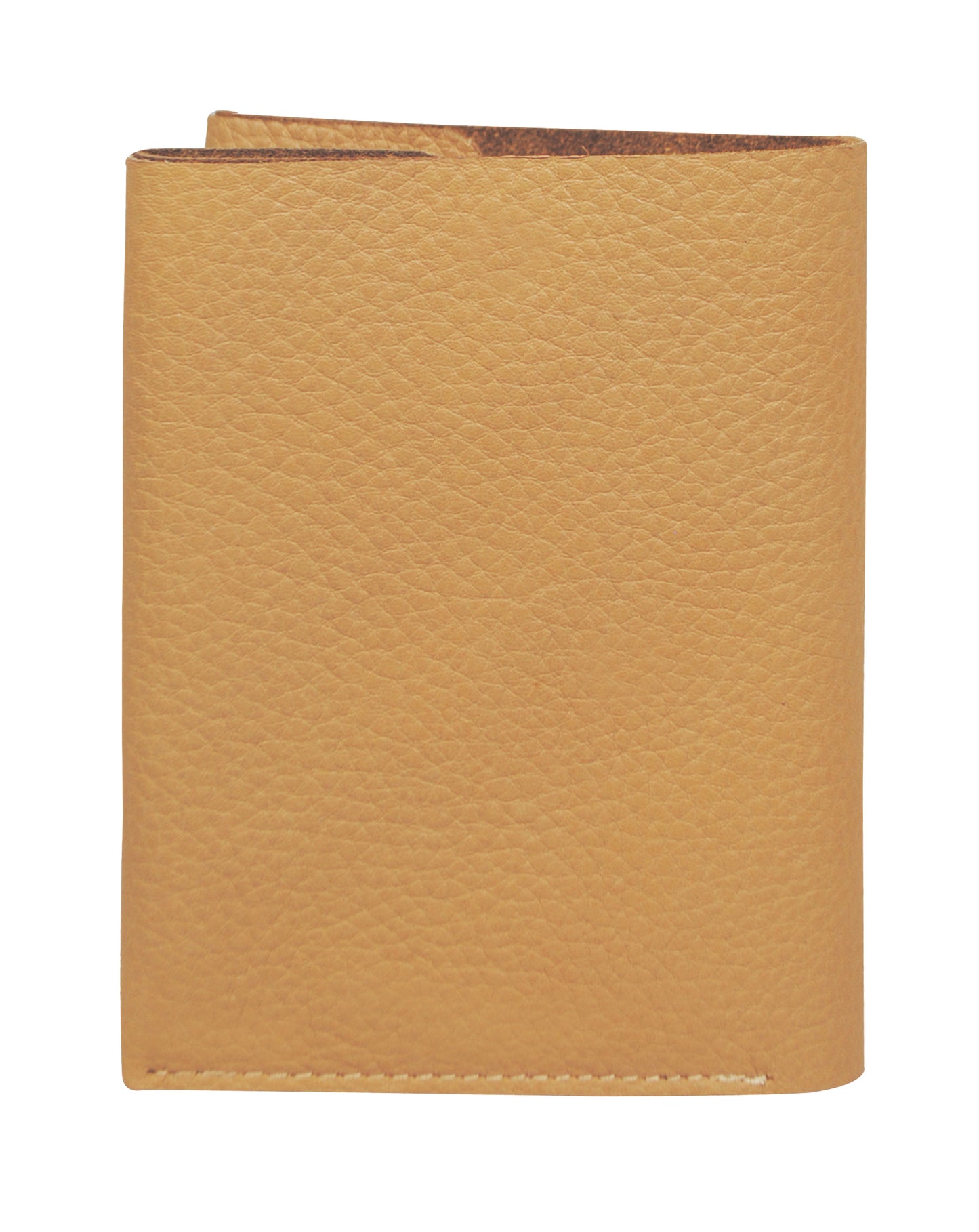 Calfnero Genuine Leather Raw Edge Men's Wallet (T-325-Camel)