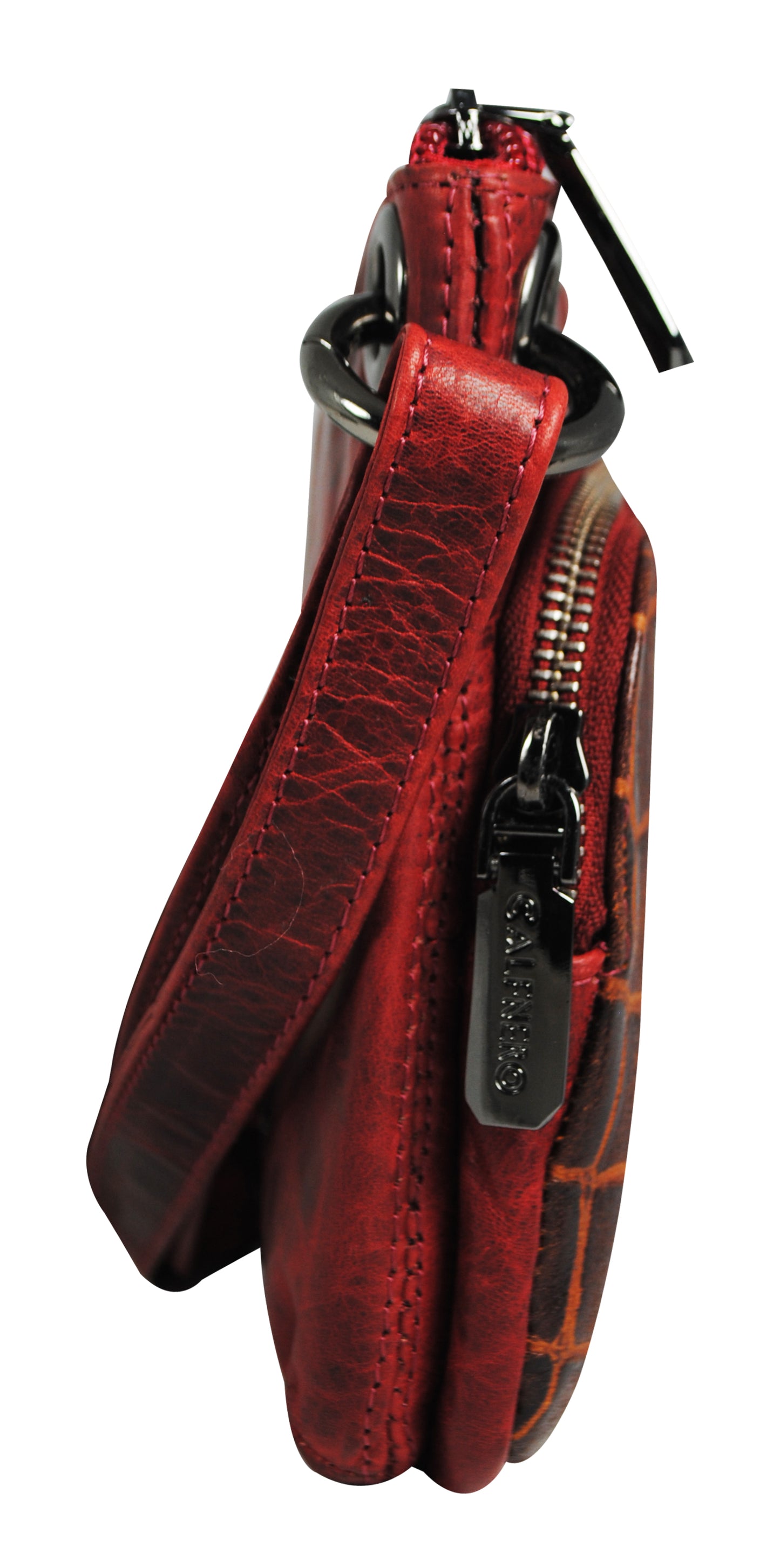 Calfnero Genuine Leather Women's Sling Bag (WS-04-Red)