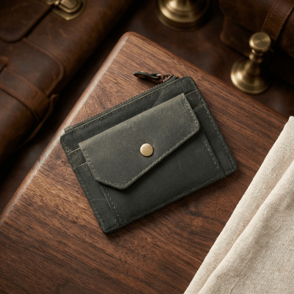 Card Holder with Coin Pocket