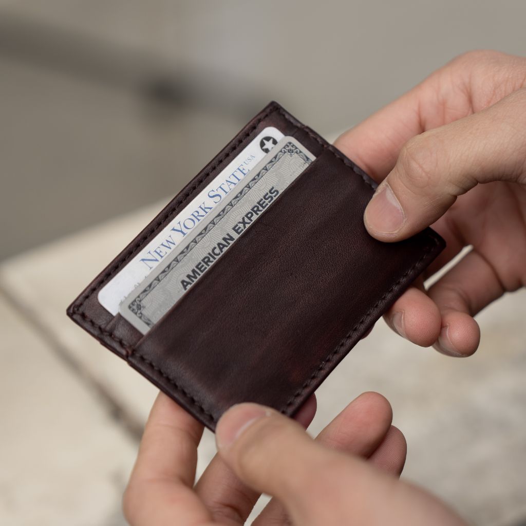 Leather Card Holder for Men
