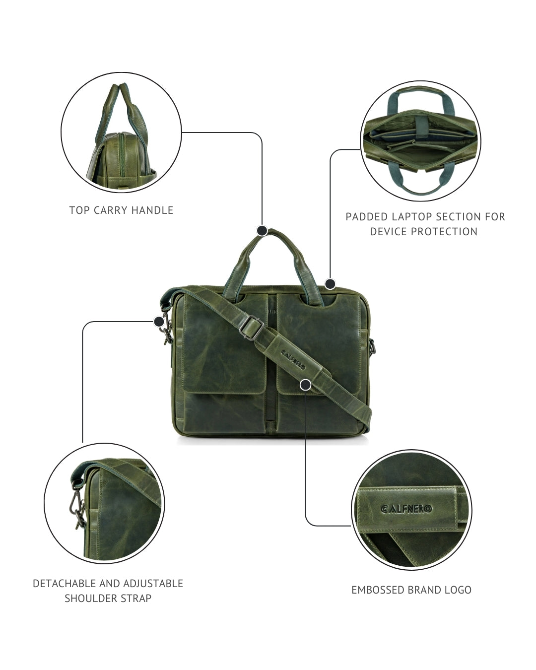 Warren Men's Messenger Bag