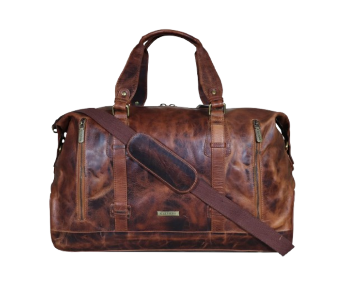 "Niklas" Duffel Travel Bag Cognac