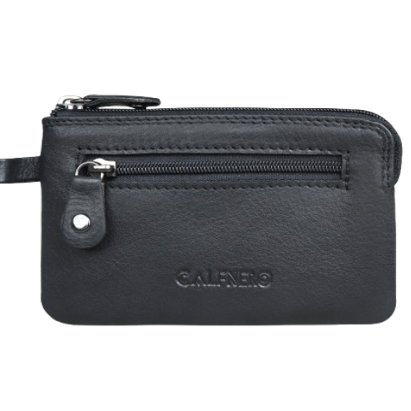"Jax" Key Case/Coin Wallet Black