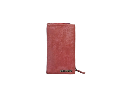 "Blossom" ladies purse - Dip Washed Leather