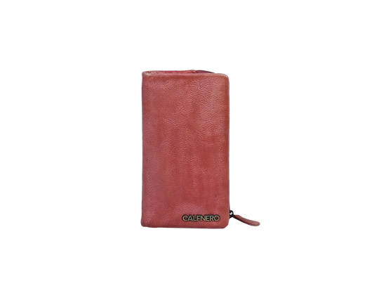 "Blossom" ladies purse - Dip Washed Leather