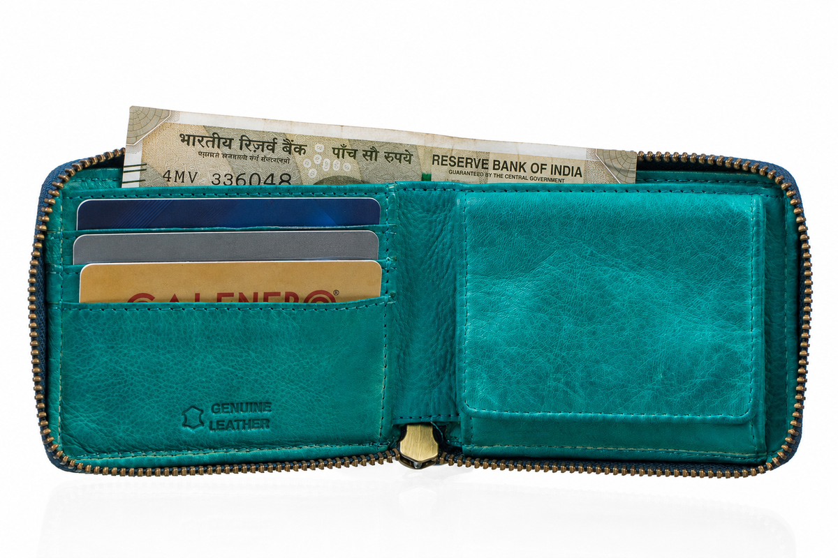 Aqua Croco Women's Wallet