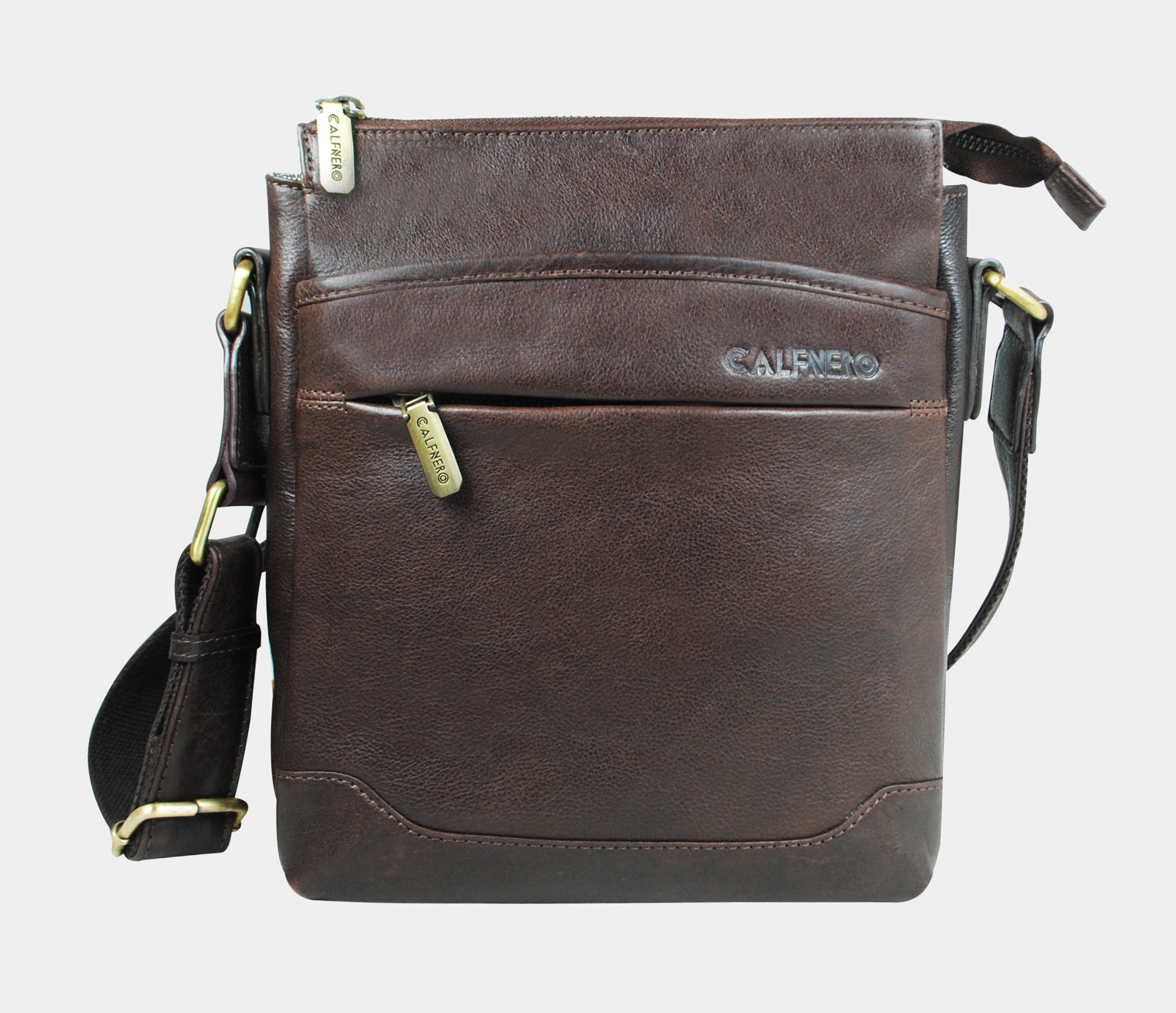 "Henry" Men's Cross Body Bag Brown