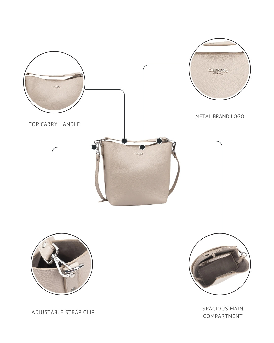 "Pearl"Tote bag– luminous and classic Women's Shoulder Bag