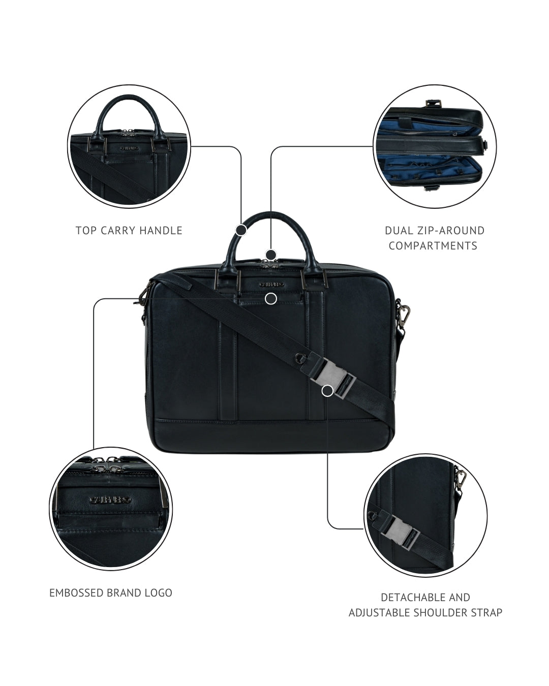 Lexington Men's Messenger Bag