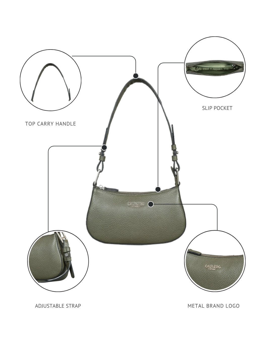 "Cerise" Shoulder Bag for Women Women's Shoulder Bag