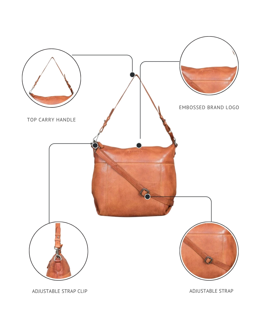 "Reese" Convertible Shoulder & Sling Bag Women's Shoulder Bag