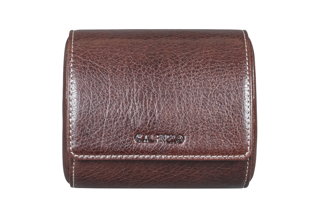 "Tick" Premium Watch Case Brown