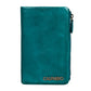 "Zyra"stylish and vibrant teal wallet