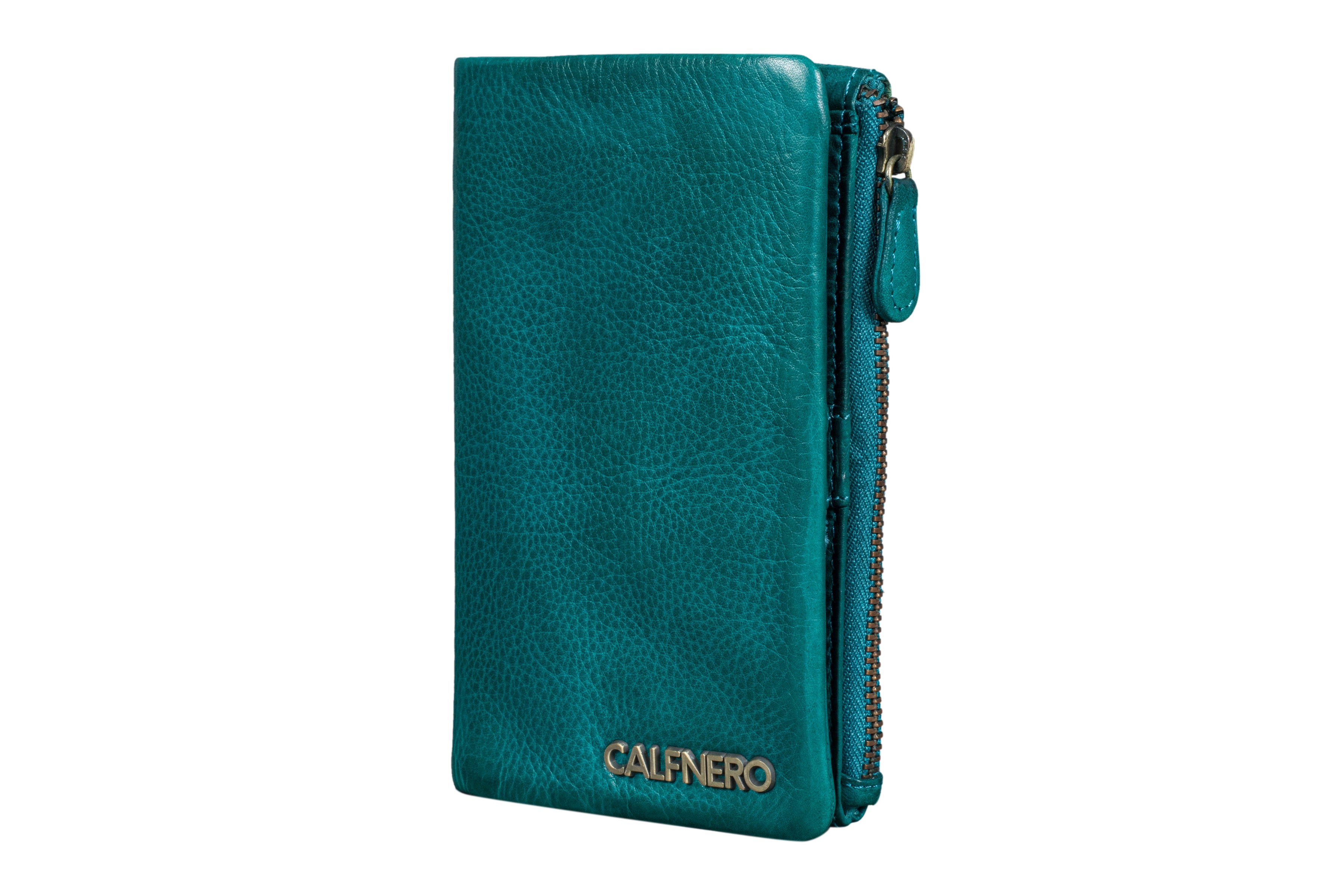 "Zyra"stylish and vibrant teal wallet