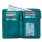 "Zyra"stylish and vibrant teal wallet