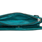 "Zyra"stylish and vibrant teal wallet