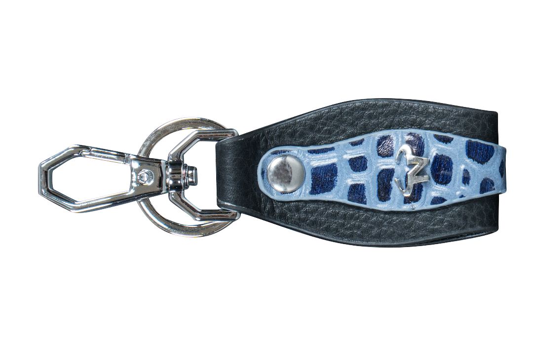 "Caleb" Key Ring Turkquise Blue